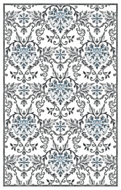 Halı ve banyo paspası tasarımı desenleri ve sıkıntılı doku ve efektleri