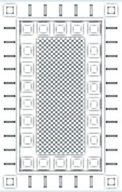 Halı ve banyo paspası tasarımı desenleri ve sıkıntılı doku ve efektleri