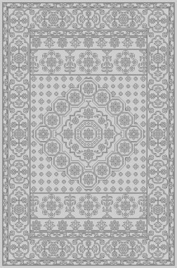 Halı ve banyo paspası Boho stili kabile tasarımı deseni.