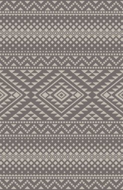 Halı ve banyo paspası Boho stili kabile tasarımı deseni.