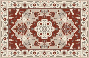 Halı ve banyo paspası Boho stili kabile tasarımı deseni.