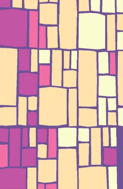 Halı ve banyo paspası Boho stili kabile tasarımı deseni.