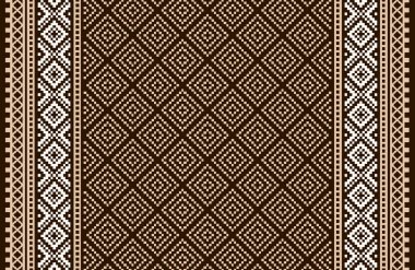 Halı banyosu ve Rug Boho tarzı etnik tasarım desenleri.