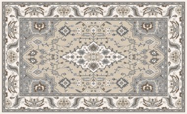 Halı banyosu ve Rug Boho tarzı etnik tasarım desenleri.