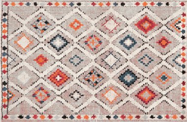 Halı banyosu ve Rug Boho tarzı etnik tasarım desenleri.