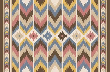 Halı banyosu ve Rug Boho tarzı etnik tasarım desenleri.