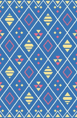 Halı banyosu ve Rug Boho tarzı etnik tasarım desenleri.