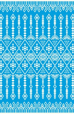 Halı banyosu ve Rug Boho tarzı etnik tasarım desenleri.