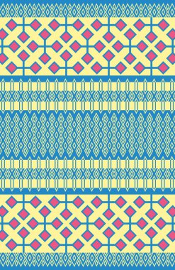 Halı banyosu ve Rug Boho tarzı etnik tasarım desenleri.