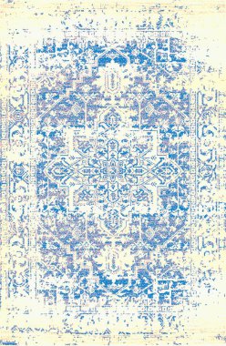 Halı banyosu ve Rug Boho tarzı etnik tasarım desenleri.