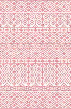 Halı banyosu ve Rug Boho tarzı etnik tasarım desenleri.