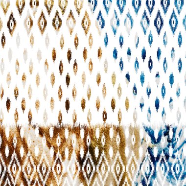 Sıkıntılı dokusu ve rengi olan geometrik tekrarlama deseni