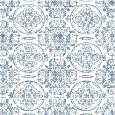 Sıkıntılı dokusu ve rengi olan geometrik tekrarlama deseni