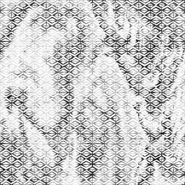 Sıkıntılı dokusu ve rengi olan geometrik tekrarlama deseni