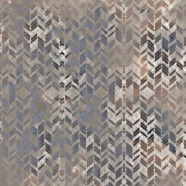 Sıkıntılı dokusu ve rengi olan geometrik tekrarlama deseni