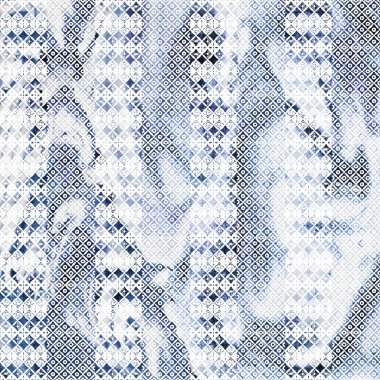 Sıkıntılı dokusu ve rengi olan geometrik tekrarlama deseni