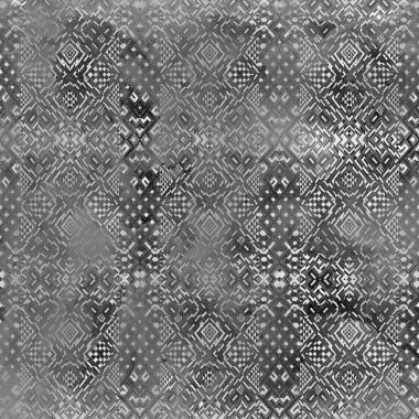 Sıkıntılı dokusu ve rengi olan geometrik tekrarlama deseni