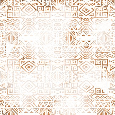 Sıkıntılı dokusu ve rengi olan geometrik tekrarlama deseni