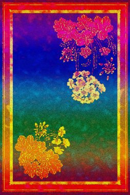 Halı banyosu ve Rug Boho tarzı etnik tasarım desenleri.