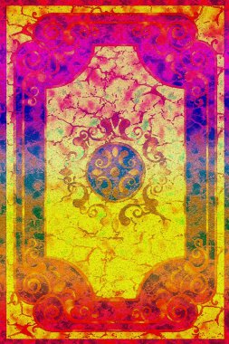 Halı banyosu ve Rug Boho tarzı etnik tasarım desenleri.