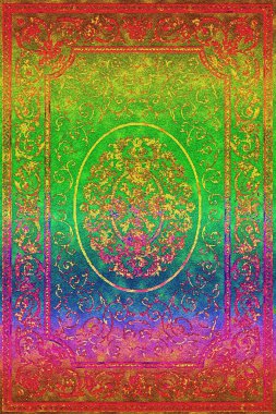 Halı banyosu ve Rug Boho tarzı etnik tasarım desenleri.