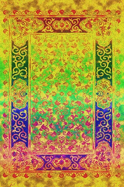 Halı banyosu ve Rug Boho tarzı etnik tasarım desenleri.