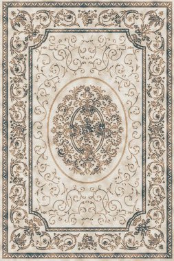 Halı banyosu ve Rug Boho tarzı etnik tasarım desenleri.