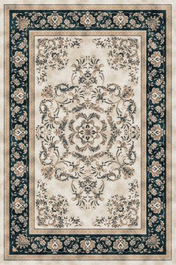 Halı banyosu ve Rug Boho tarzı etnik tasarım desenleri.