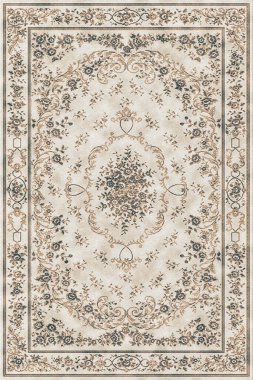 Halı banyosu ve Rug Boho tarzı etnik tasarım desenleri.