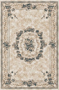 Halı banyosu ve Rug Boho tarzı etnik tasarım desenleri.