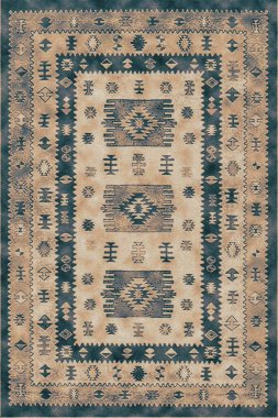Halı banyosu ve Rug Boho tarzı etnik tasarım desenleri.