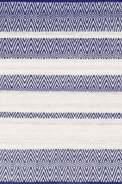 Halı banyosu ve Rug Boho tarzı, dokunmuş doku ve efektli etnik tasarım deseni.