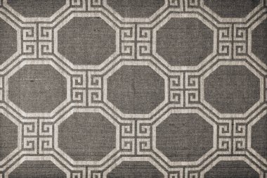 Halı banyosu ve Rug Boho tarzı, dokunmuş doku ve efektli etnik tasarım deseni.