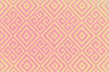 Halı banyosu ve Rug Boho tarzı, dokunmuş doku ve efektli etnik tasarım deseni.