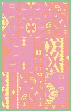 Halı ve Halılar desen ve modern renklerle dizayn edilir.