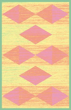 Halı ve Halılar desen ve modern renklerle dizayn edilir.