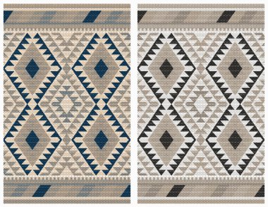 Halı ve Halılar desen ve modern renklerle dizayn edilir.