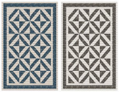 Halı ve Halılar desen ve modern renklerle dizayn edilir.