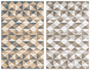 Halı ve Halılar desen ve modern renklerle dizayn edilir.