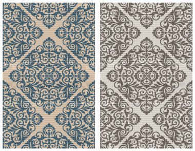 Halı ve Halılar desen ve modern renklerle dizayn edilir.