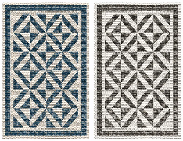 Halı ve Halılar desen ve modern renklerle dizayn edilir.