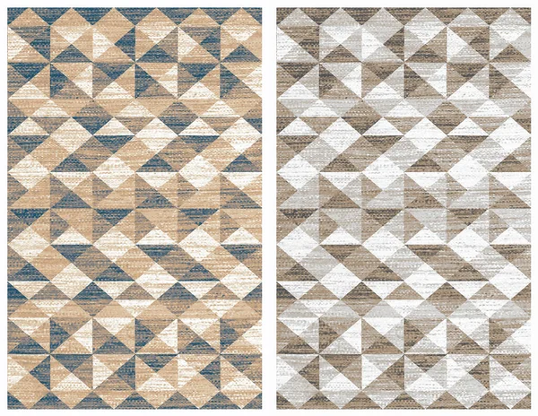 Halı ve Halılar desen ve modern renklerle dizayn edilir.