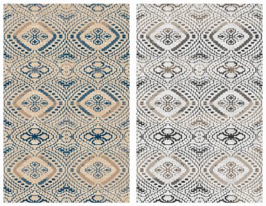 Halı ve Halılar desen ve modern renklerle dizayn edilir.