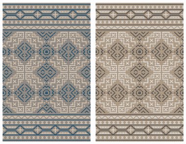 Halı ve Halılar desen ve modern renklerle dizayn edilir.