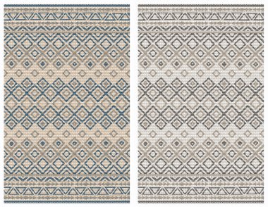 Halı ve Halılar desen ve modern renklerle dizayn edilir.