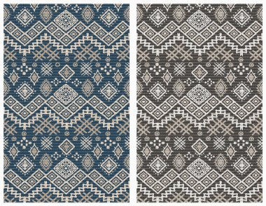 Halı ve Halılar desen ve modern renklerle dizayn edilir.