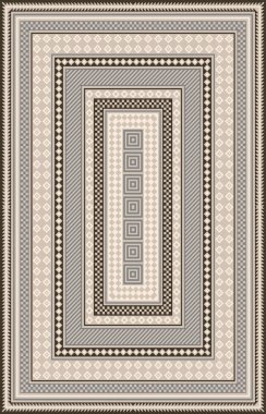 Halı banyosu ve Rug Boho tarzı, dokunmuş doku ve efektli etnik tasarım deseni.