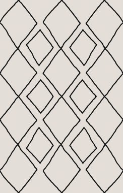 Halı banyosu ve Rug Boho tarzı, dokunmuş doku ve efektli etnik tasarım deseni.