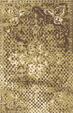 Halı banyosu ve Rug Boho tarzı, dokunmuş doku ve efektli etnik tasarım deseni.