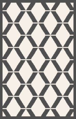 Halı banyosu ve Rug Boho tarzı, dokunmuş doku ve efektli etnik tasarım deseni.